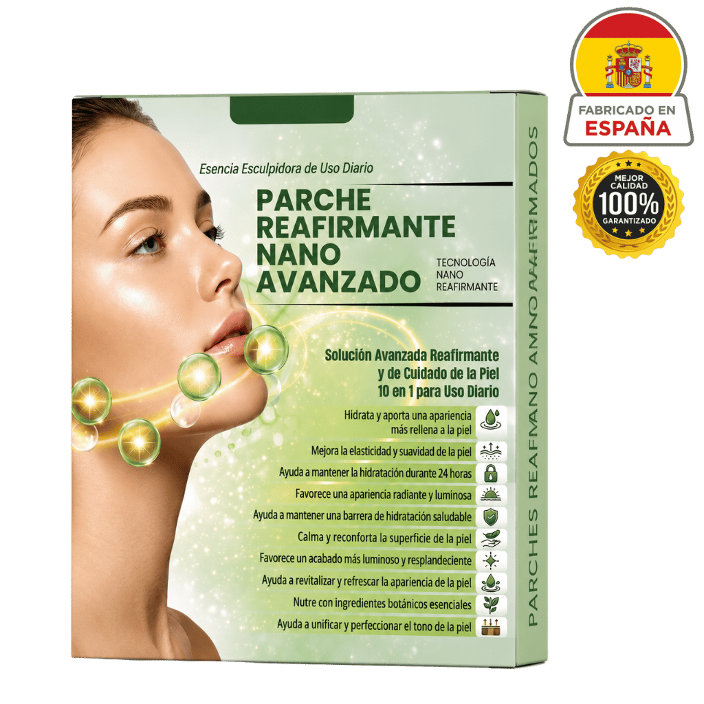 Parche Reafirmante Nano Avanzado para un cuidado de la piel diario y firmeza.