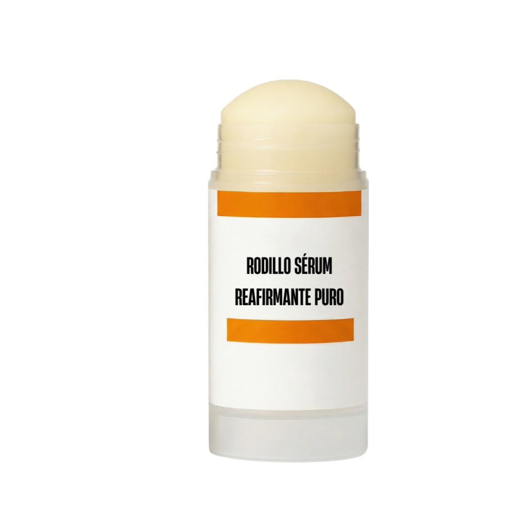 Rodillo sérum reafirmante puro, producto de belleza para una piel más firme y suave.