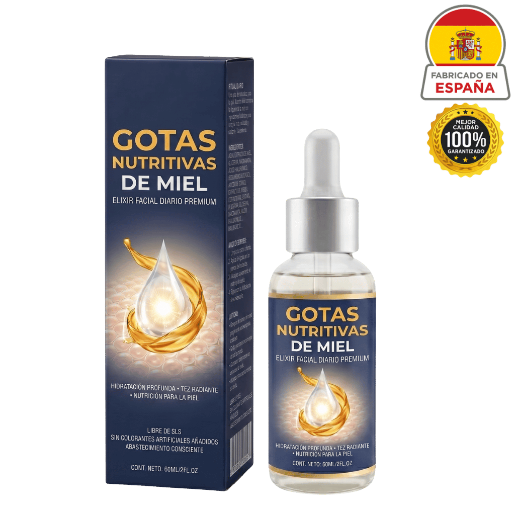 Gotas Nutritivas de Miel, elixir facial para una piel suave y nutrida, terciopelo en cada gota