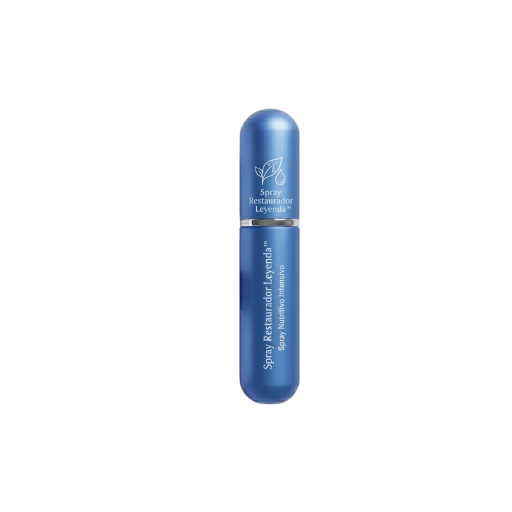 Spray Restaurador Supremo en envase azul, diseñado para el cuidado diario de la piel y mantenerla fresca.