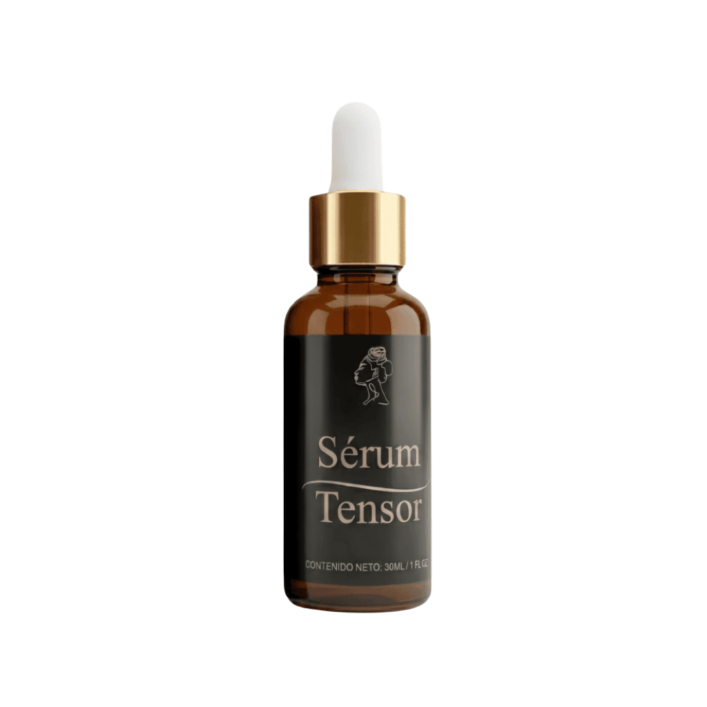 Frasco de Sérum Tensor, 30ml, para mejorar la firmeza y elasticidad de la piel.
