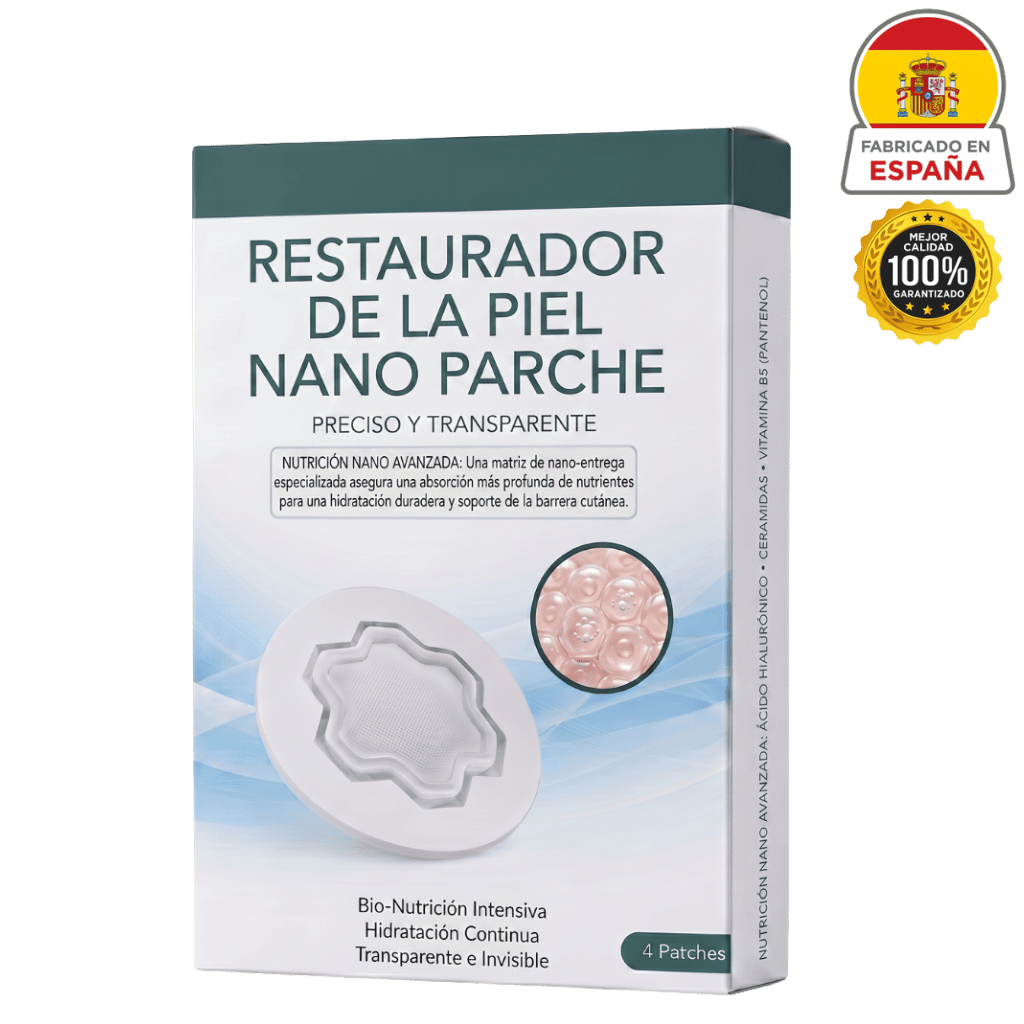 Parche Nano Restaurador de la Piel de Lujo, producto nutritivo para el cuidado de la piel.
