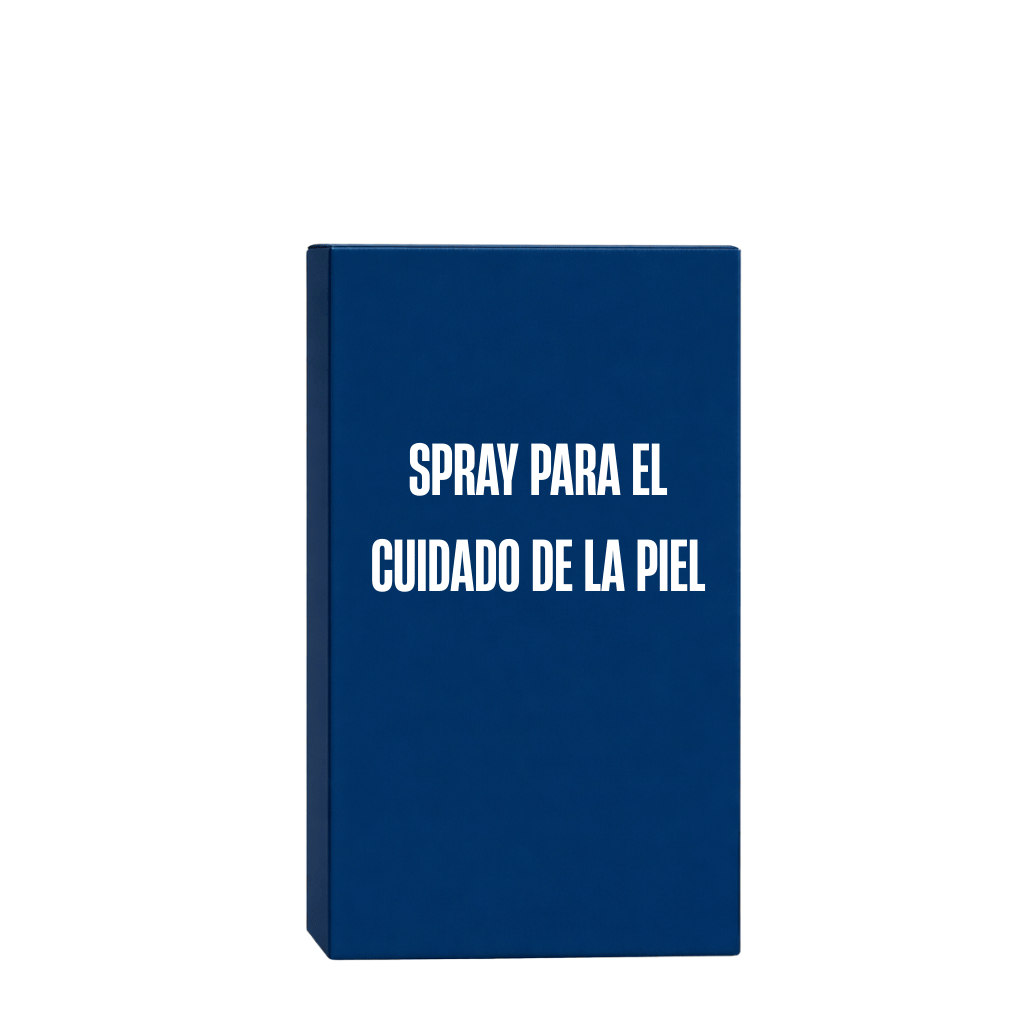 Envase de spray premium para el cuidado de la piel, ideal para mantener la piel fresca y equilibrada.