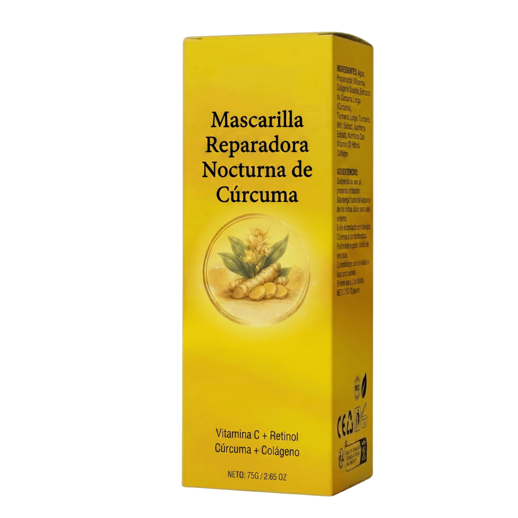 Crema facial de cúrcuma Premium