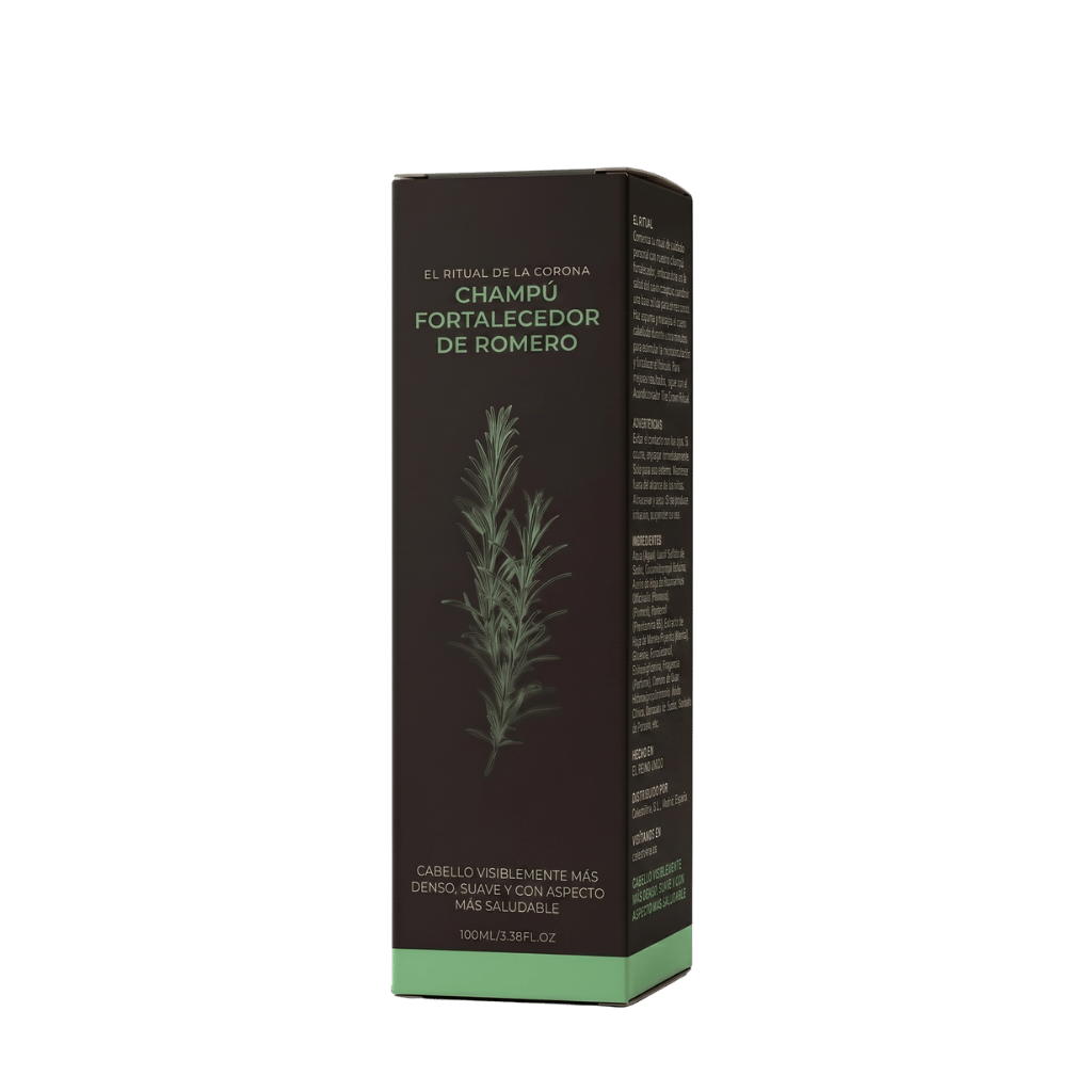 Champú premium para el cuidado del cabello con romero