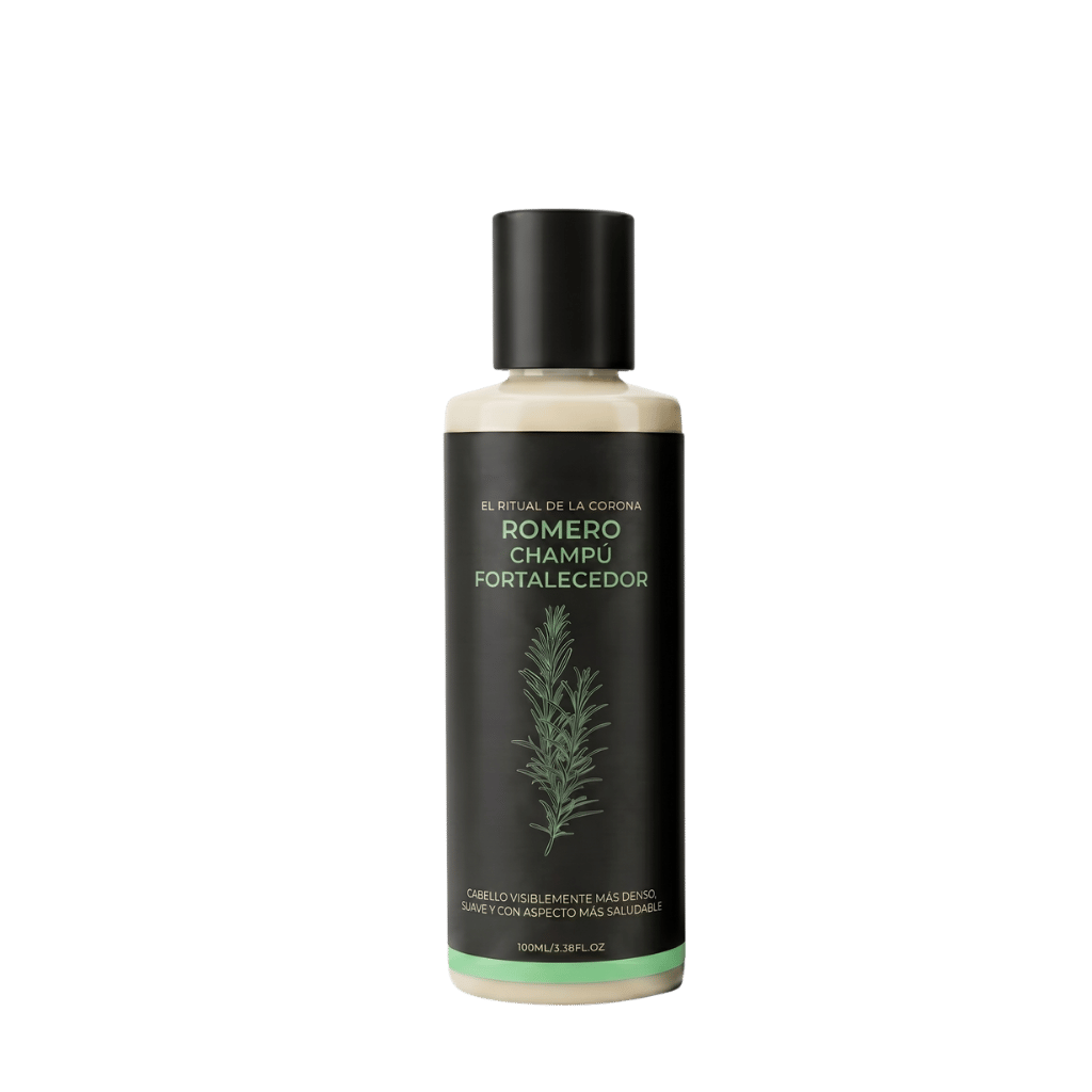 Champú premium para el cuidado del cabello con romero