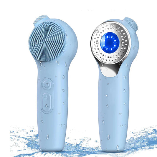 Medivita Cepillo Facial Sónico, cepillo facial de silicona hipoalergénica para limpieza suave y profunda.