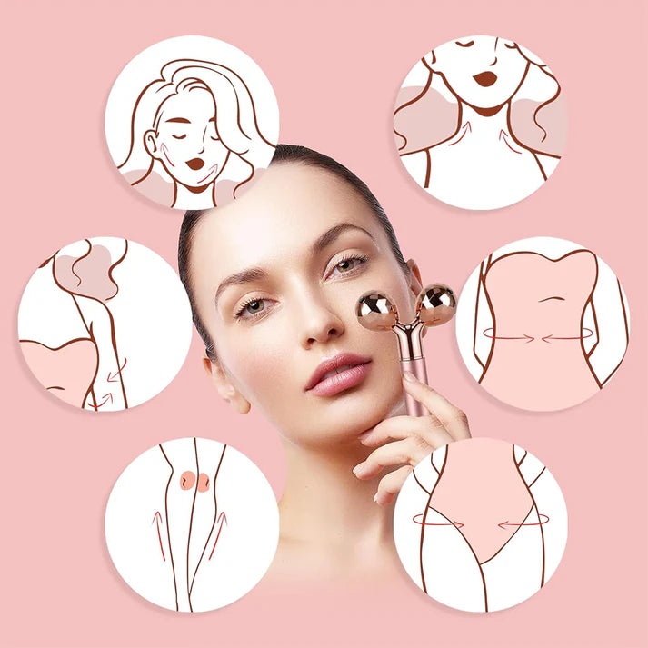 Medivita JadeLift Gua Sha Facial showcase with illustrated facial massage techniques and instructions.