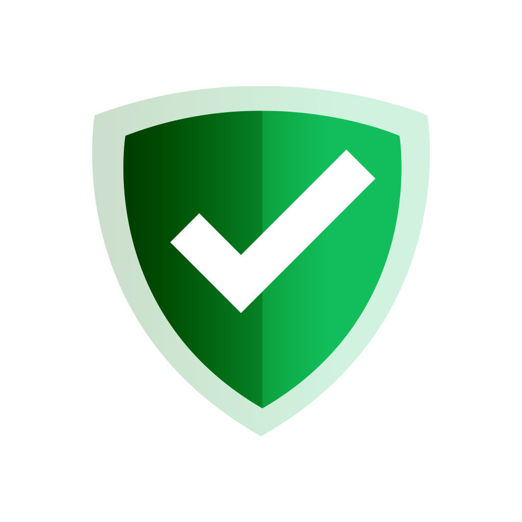 Icono de escudo verde con marca de verificación, simbolizando el Seguro de envío.